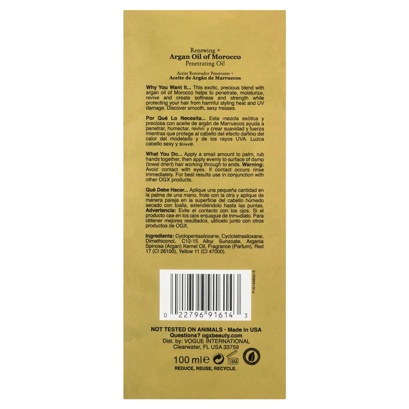 OGX Renewing Moroccan Argan Oil Penetrating Oil 100mL