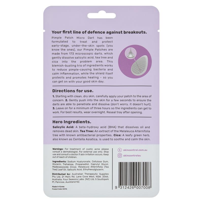 Skin Control Micro Dart Pimple Patches 9 Pack