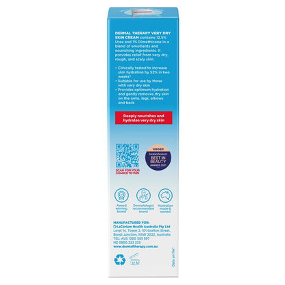 Dermal Therapy Very Dry Skin Cream 125g