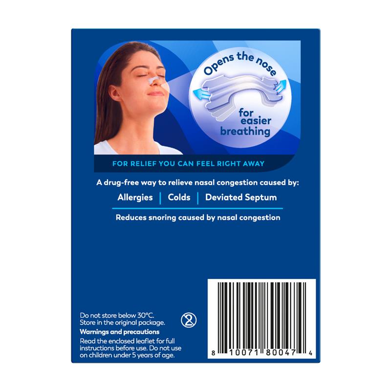 Breathe Right Clear Regular Nasal Congestion Strips 10