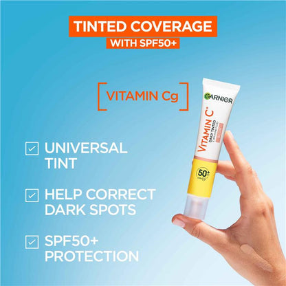 Garnier Vitamin C Glow Daily Tinted Eventone Fluid SPF 50+ 40ml