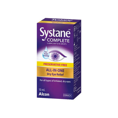 Systane Complete Preservative Free Lubricant Eye Drops 10ml