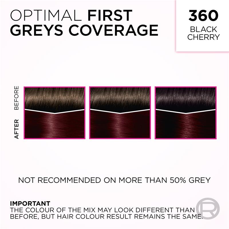 L'Oreal Paris Casting Creme Gloss Semi-Permanent Hair Colour - 360 Black Cherry (Ammonia Free) - GimmeNow