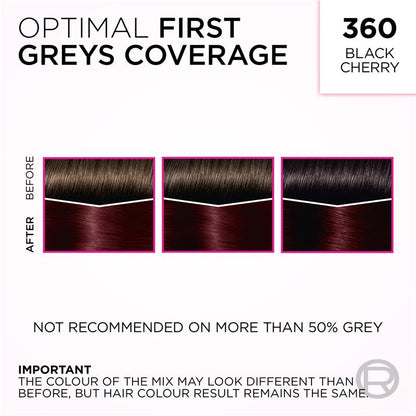 L'Oreal Paris Casting Creme Gloss Semi-Permanent Hair Colour - 360 Black Cherry (Ammonia Free) - GimmeNow