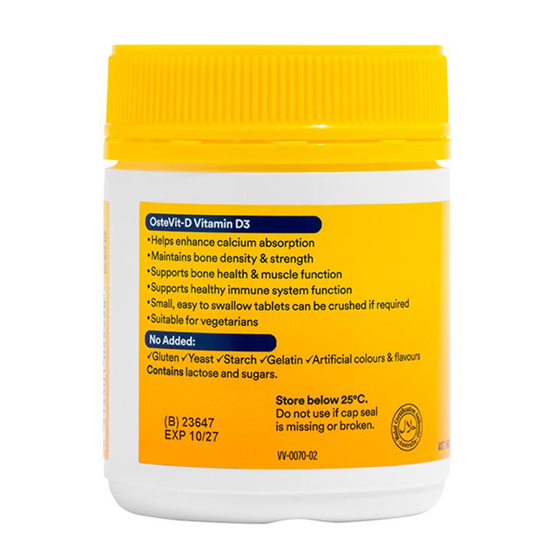 OsteVit-D Vitamin D3 1000IU 250 Tablets