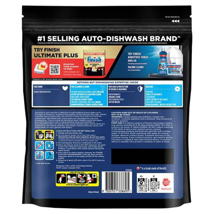 Finish Ultimate Plus Dishwashing Tablets Lemon 34 Pack