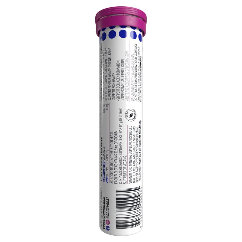 Voost Immunity Blackcurrant Effervescent Tablets 20 Pack - GimmeNow