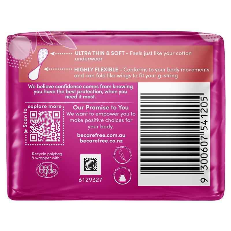 Carefree Barely There Shower Fresh Scented Panty Liners 42 Pack