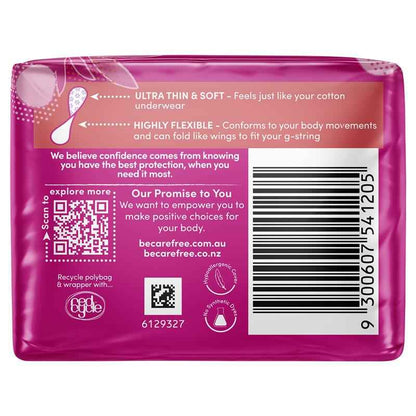 Carefree Barely There Shower Fresh Scented Panty Liners 42 Pack