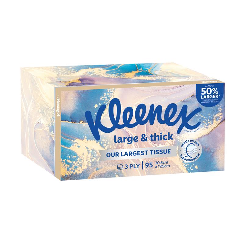 Kleenex Facial Tissues 95 Large and Thick