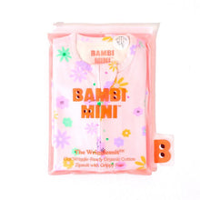 Bambi Mini Co. Wrigglesuit Girls Pink  Neon Floral 0-3