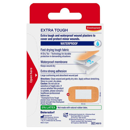 Elastoplast Heavy Fabric Waterproof XL 10 Strips