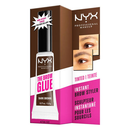 NYX The Brow Glue Tinted Dark Brown