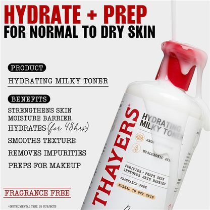 Thayers Hydrating Milky Toner With Snow Mushroom & Hyaluronic Acid 355ml