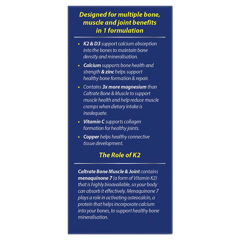 Caltrate Bone Muscle Joint 136 Tablets Exclusive Size