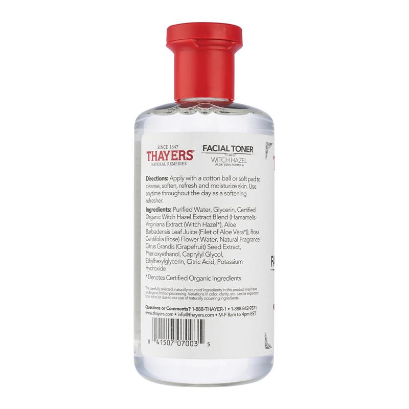 Thayers Rose Petal Alcohol Free Toner With Witch Hazel Aloe Vera 355ml - GimmeNow