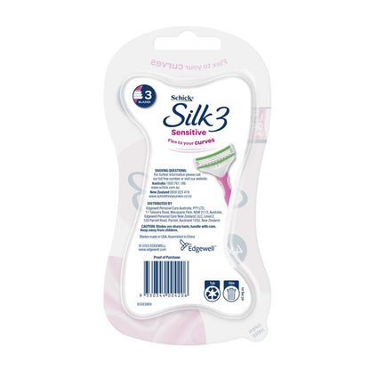 Schick Xtreme 3 Women Sensitive 4 Disposable Razors