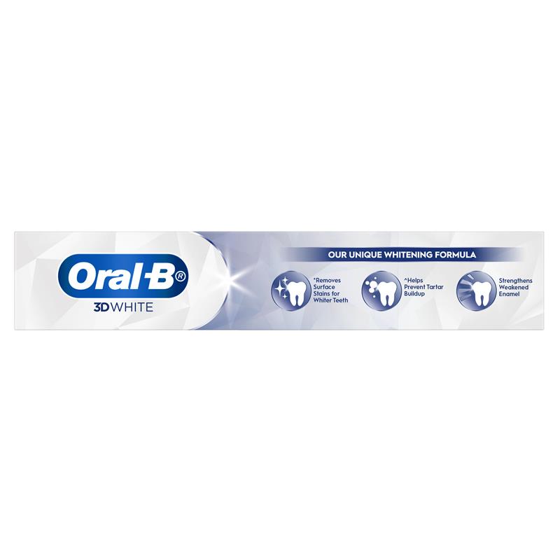 Oral B Toothpaste 3D White Strengthen Enamel 190g
