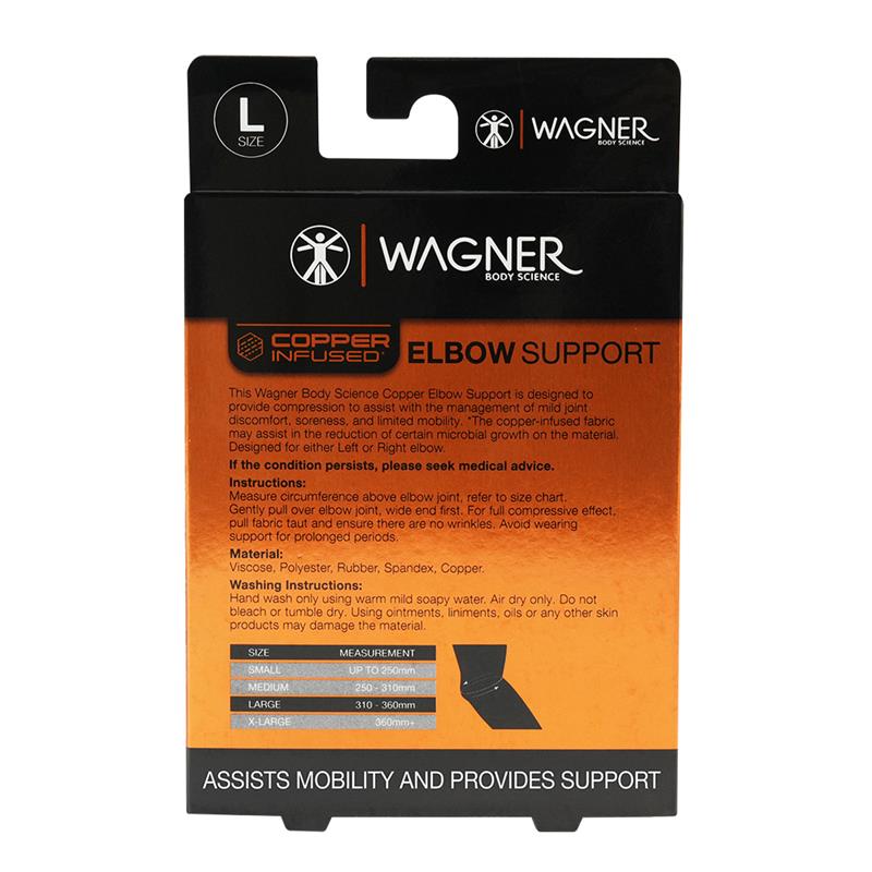 Wagner Body Science Copper Infused Elbow Support Large