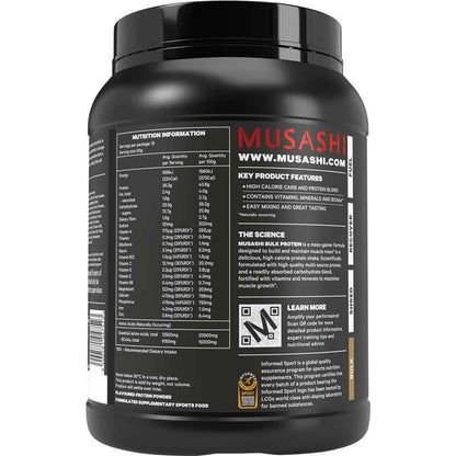Musashi Bulk Protein Chocolate 900g