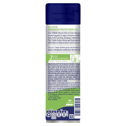 Gillette Sensitive Skin Soothing Shave Gel 195g