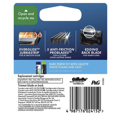 Gillette Fusion Proglide Power Razor Blades 8 Pack