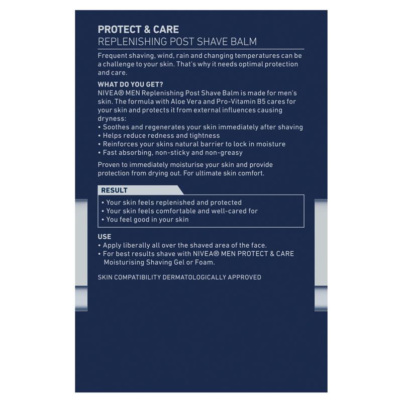 NIVEA MEN Protect & Care Replenishing Post Shave Balm 100ml