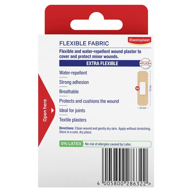 Elastoplast Flexible Fabric Strips 20 Pack