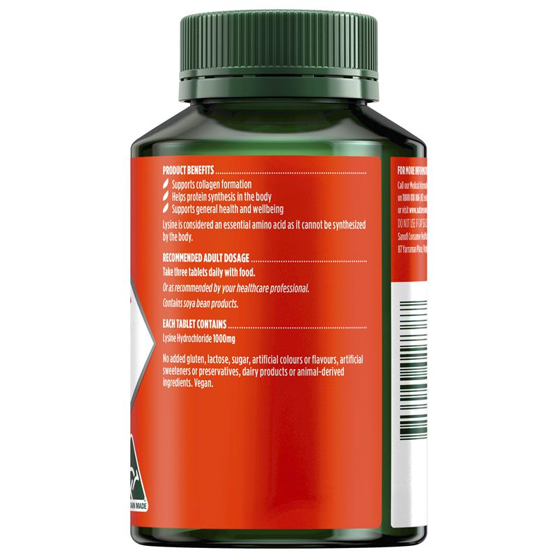 Nature's Own Lysine 1000mg 100 Tablets