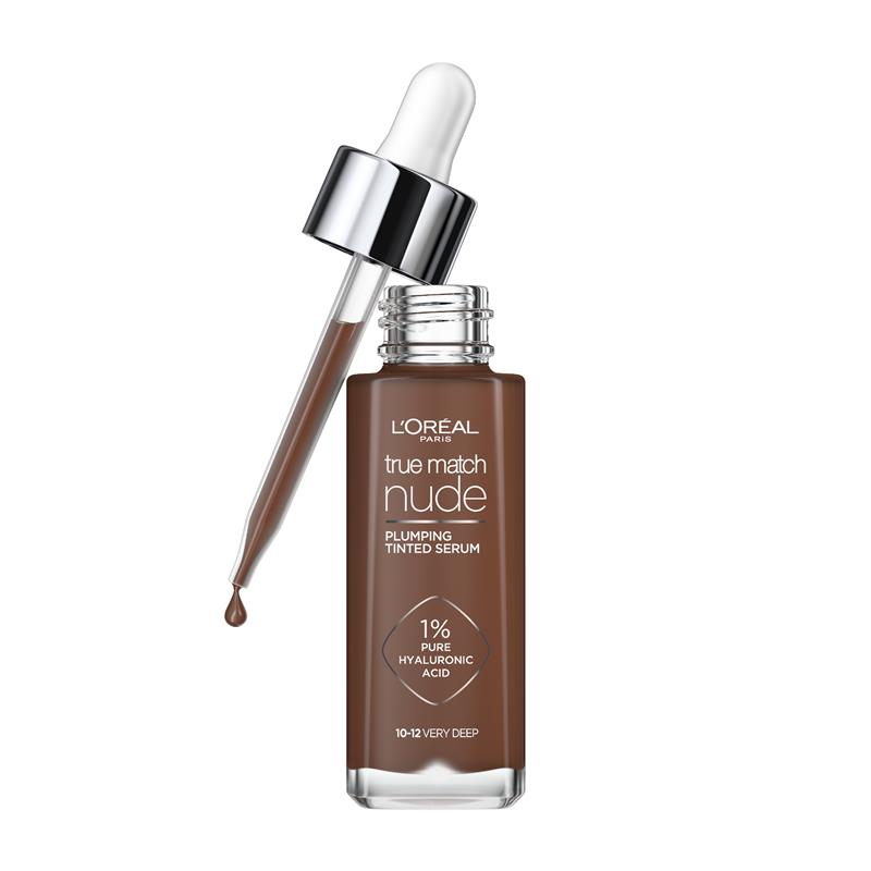 L'Oreal Paris True Match Nude Plumping Tinted Serum Foundation Deep 10-12