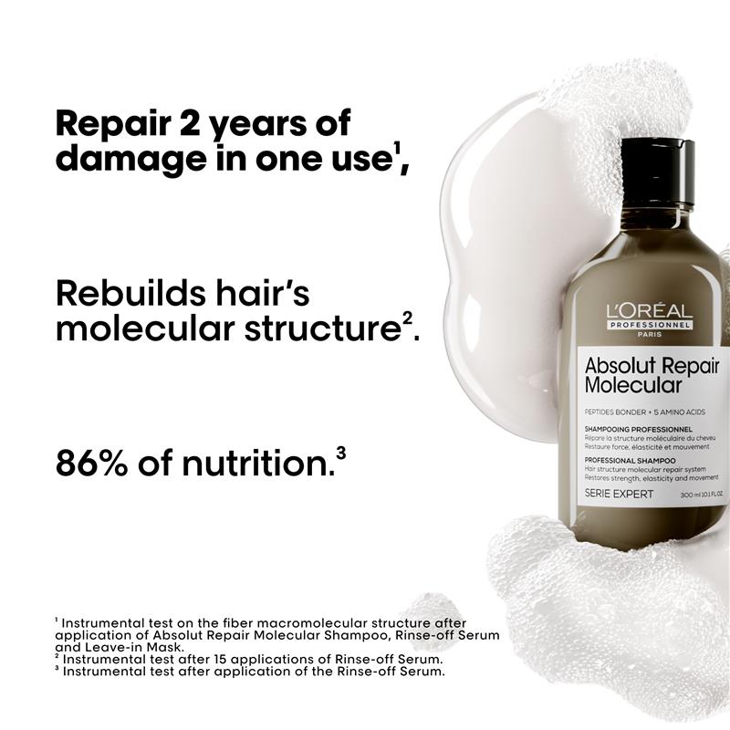 L'Oreal Professionnel Serie Expert Absolut Repair Molecular Shampoo 300ml