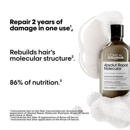 L'Oreal Professionnel Serie Expert Absolut Repair Molecular Shampoo 300ml
