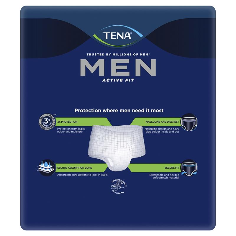 TENA Pant Men Active Fit Plus Medium 9 Pack