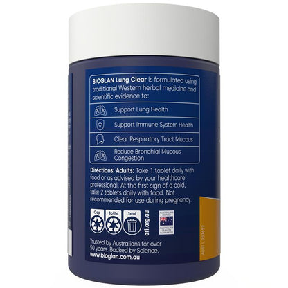 Bioglan Lung Clear 60 Tablets