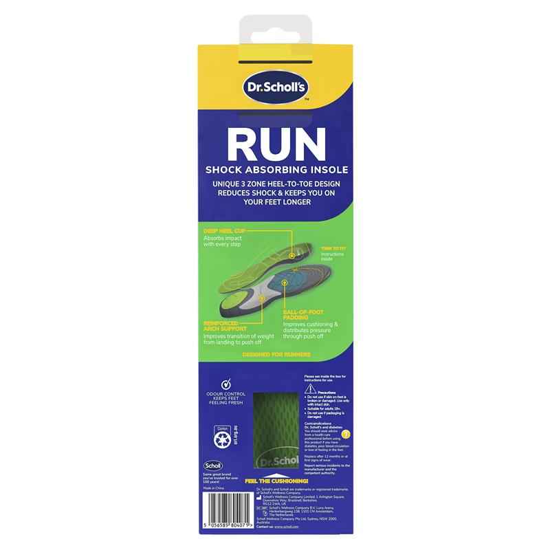 Dr.Scholls Run Insole Large