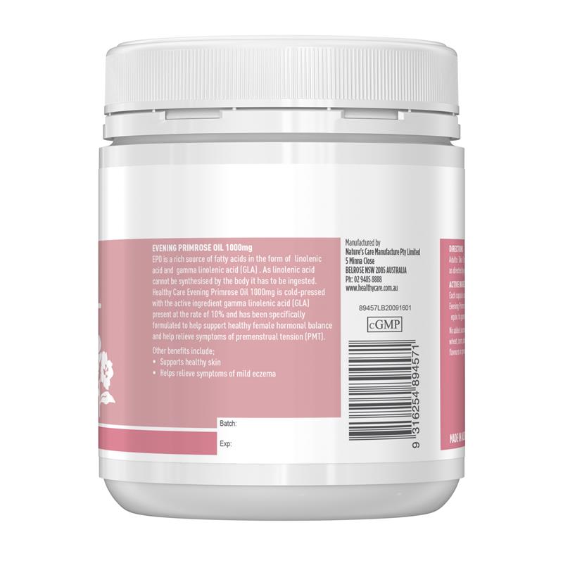 Healthy Care Evening Primrose Oil 1000mg 200 Capsules