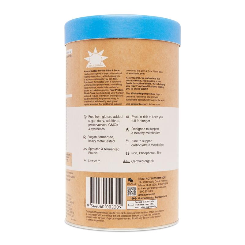 Amazonia RAW Protein Slim & Tone Triple Chocolate 1kg