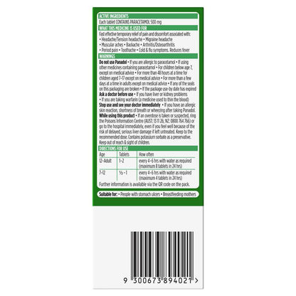 Panadol Paracetamol Pain Relief 16 Tablets