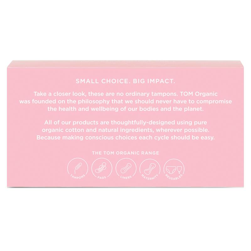 TOM Organic Tampons Mini 16 Pack