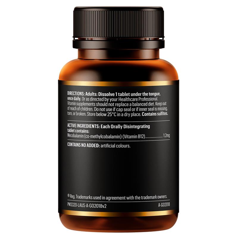 Go Healthy Activated B12 60 Orally Disintegrating Tablets