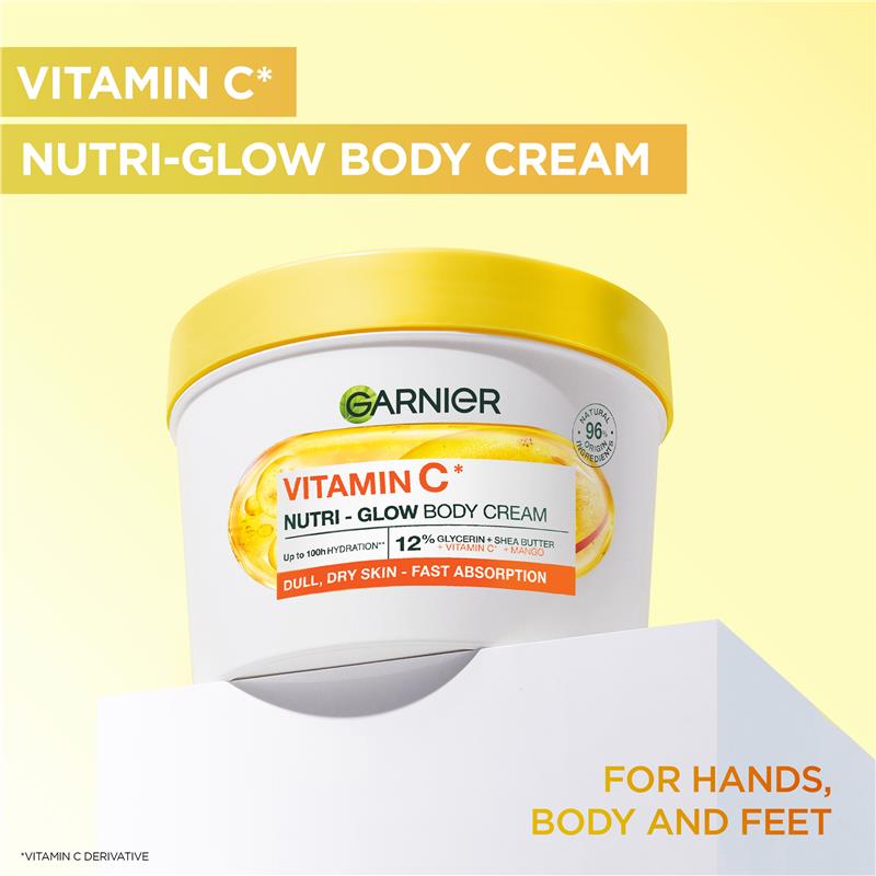 Garnier Body Vitamin C Nutri-Glow Body Cream 380ml