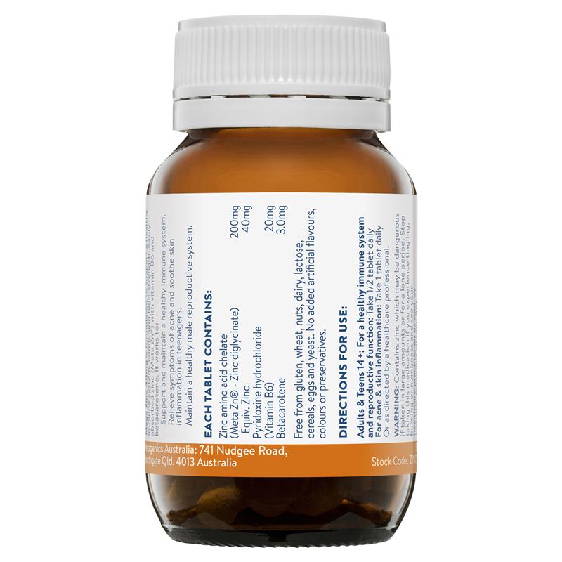Ethical Nutrients Mega Zinc 40mg 120 Tablets