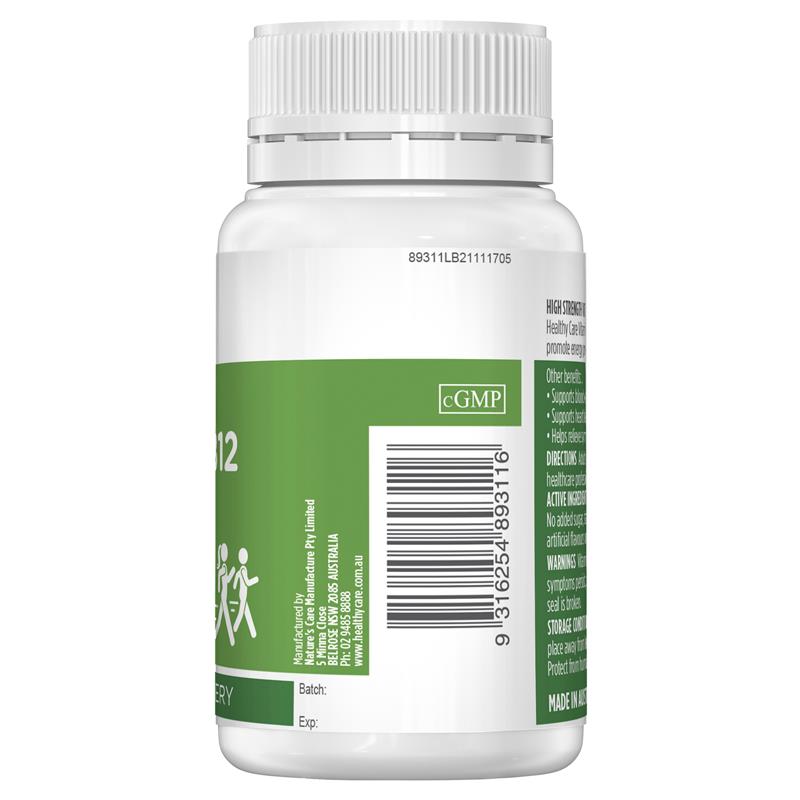 Healthy Care B12 1000mcg 60 Tablets