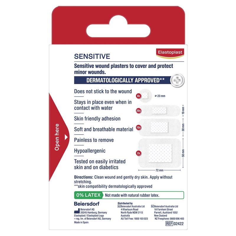 Elastoplast Sensitive 40 Strips Assorted