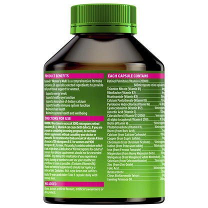 Cenovis Once Daily Women's Multivitamins & Minerals 100 Capsules