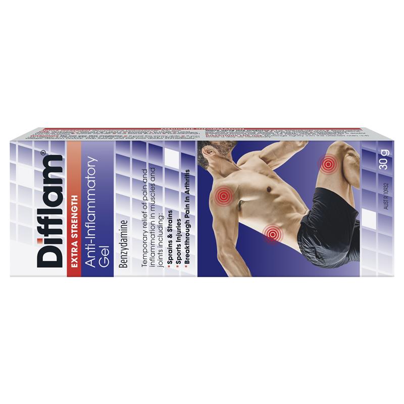 Difflam Extra Strength Anti-Inflammatory Gel 30g