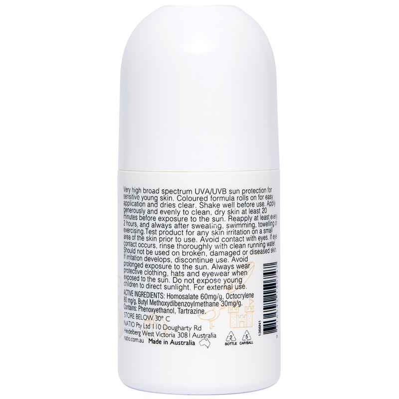 Natio Kids Everyday Sensitive Sunscreen SPF 50+ Roll On 100ml