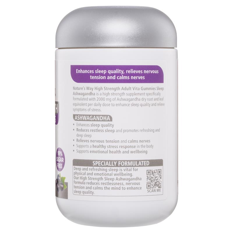 Nature's Way Adult Vita Gummies Sugar Free High Strength Sleep 40 Gummies