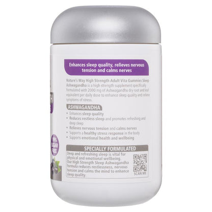 Nature's Way Adult Vita Gummies Sugar Free High Strength Sleep 40 Gummies