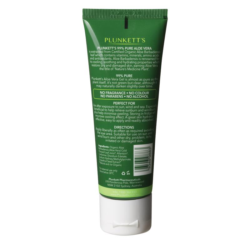 Plunketts 99% Pure Aloe Vera Soothing Gel 75g